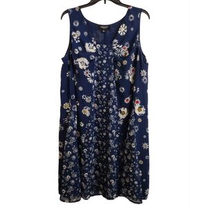 Jason Wu For Target Navy Multicolor Floral Dress Size XL
